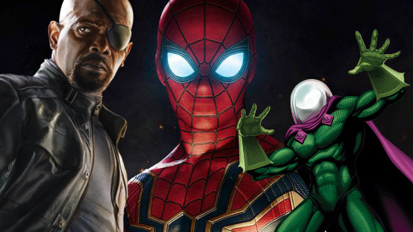 Mysterio, Spiderman and Nick Fury