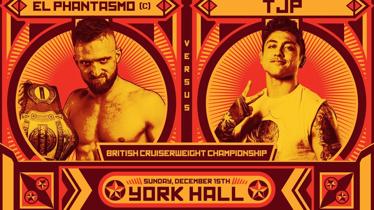 El Phantasmo Vs. TJP For The RevPro British Cruiserweight Title Is ...