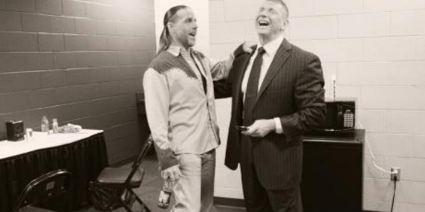 Shawn Michaels Laughs His A** Off With Vince McMahon