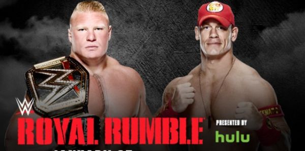 WWE Champion Brock Lesnar Vs. John Cena At Royal Rumble 2015