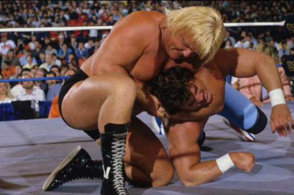 Greg Valentine British Bulldog WrestleMania 2