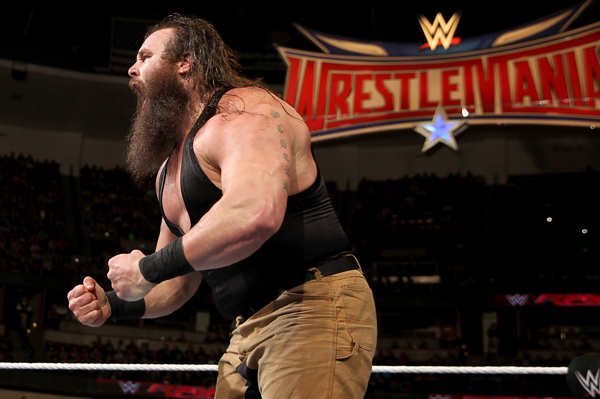 Braun Strowman WrestleMania sign