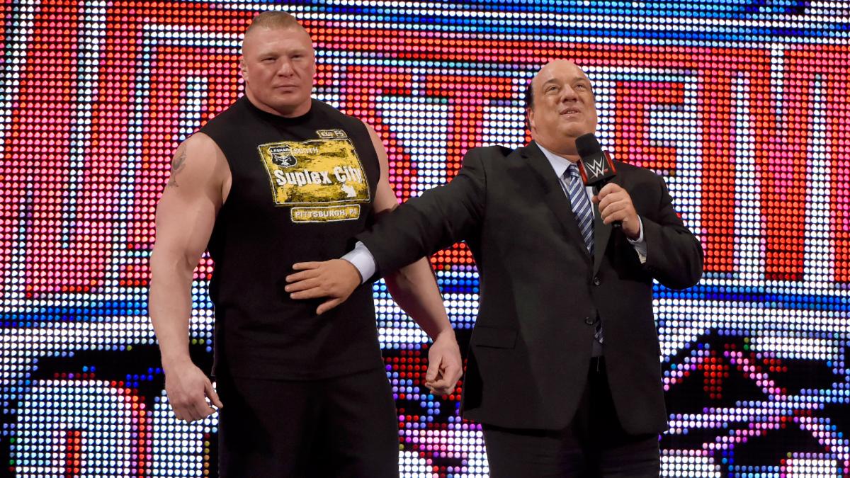 Brock Lesnar Paul Heyman Raw