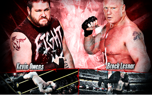 brock lesnar kevin owens