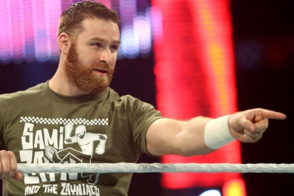 Sami Zayn post-WrestleMania Raw