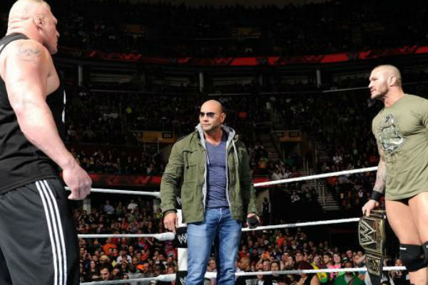 brock lesnar batista randy orton