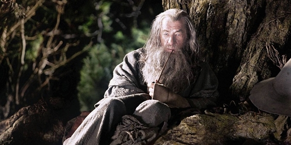 Ian McKellen as Gandalf in 