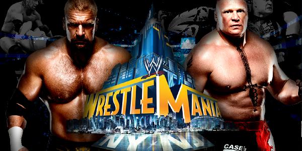Wrestlemania 29 Triple H Brock Lesnar