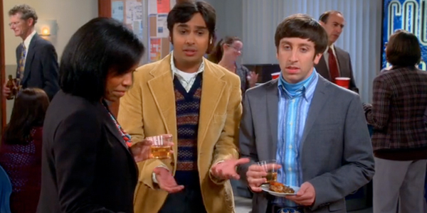 The Big Bang Theory Raj Janine