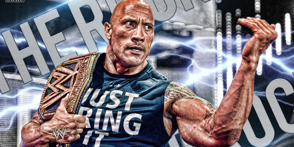 wwe the rock wallpaper