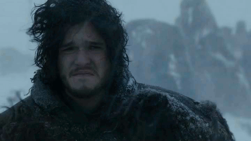 Sad Jon Snow Gif