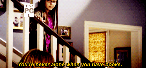 Modern Family - Never Alone When You Have Books GIF
