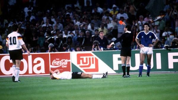 Pedro Monzon Argentina Jurgen Klinsmann West Germany