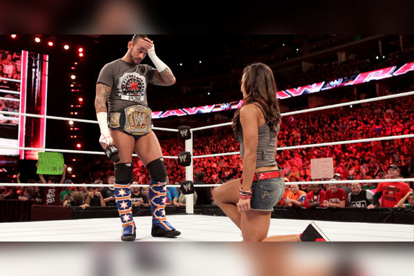 Aj lee dating cm punk in real life