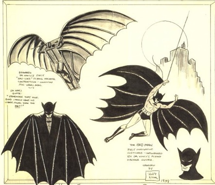 Bob Kane Batman Design
