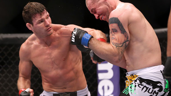 Michael Bisping Left Alan Belcher Right