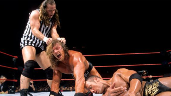 Shawn Michaels Triple H The Rock