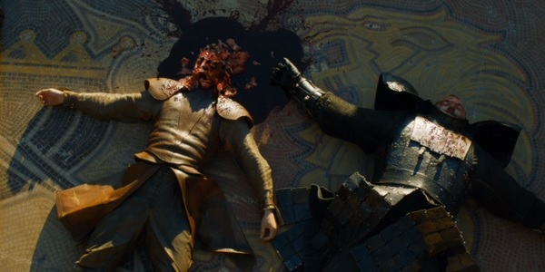 oberyn martell skull being crushed by a mountain