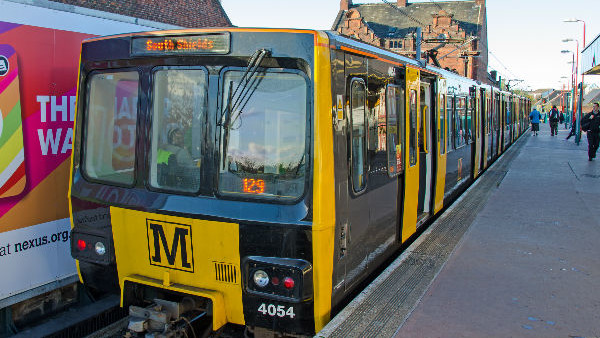 South Shields Newcastle Metro Train