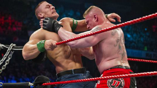 Cena Lesnar Physicality