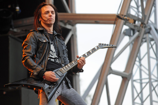 Bullet For My Valentine perform on stage on Day 1 of Sonisphere Festival at Knebworth.