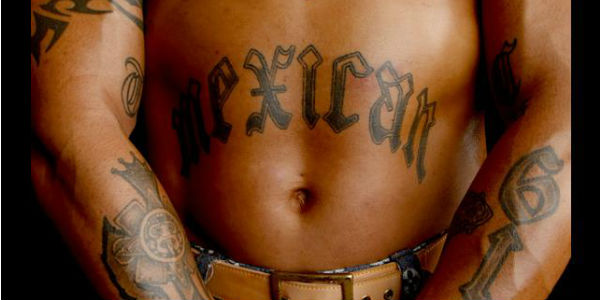 mexican stomach tattoos