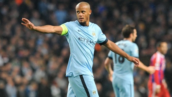 Manchester City's Vincent Kompany