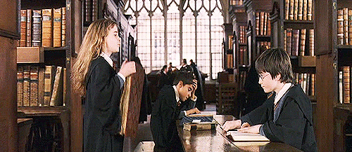 Harry Potter Library Gif