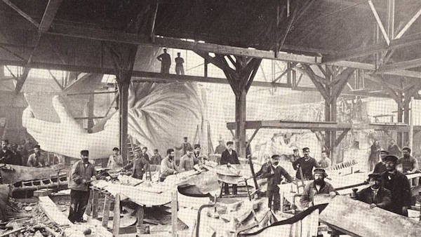 Construction Of Statue Of Liberty