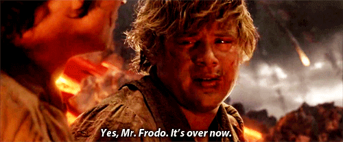 Frodo And Sam On Mount Doom Lotr Gif Gif