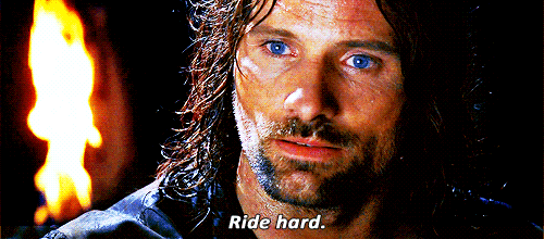 Lord Of The Rings Aragorn Ride Hard Gif