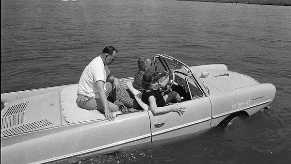 Lyndon B Johnson Amphibious Car