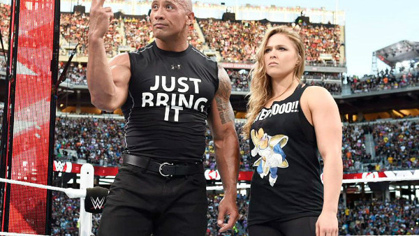 The Rock Ronda Rousey