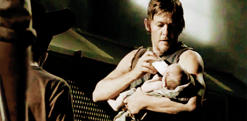 The Walking Dead Daryl Holding Judith Gif Gif
