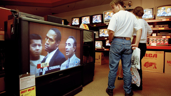 OJ Simpson Trial On TV Shop