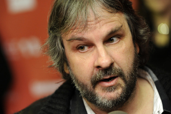 FILE - In this Jan. 20, 2012 file photo, Peter Jackson is interviewed at the 2012 Sundance Film Festival in Park City, Utah. Jackson's movie trilogy