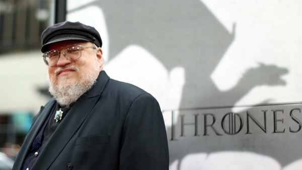 FILE - In this March 18, 2013 file photo, author George R.R. Martin arrives at the premiere for the third season of the HBO television series