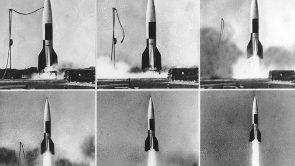 German V-2 rocket launch 1946