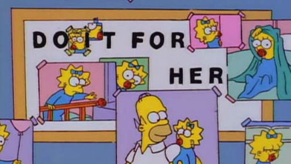 The Simpsons Do It For Her And Maggie Makes Three