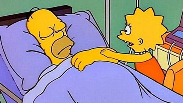 The Simpsons Homer Coma