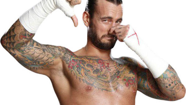 CM Punk nose down