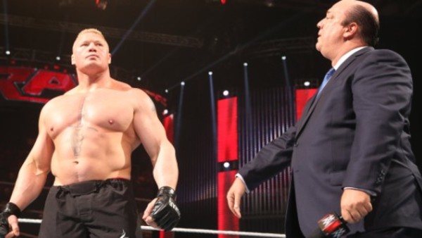Brock Lesnar Paul Heyman Raw Return