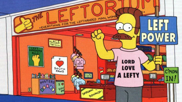 The Simpsons Ned Flanders leftorium