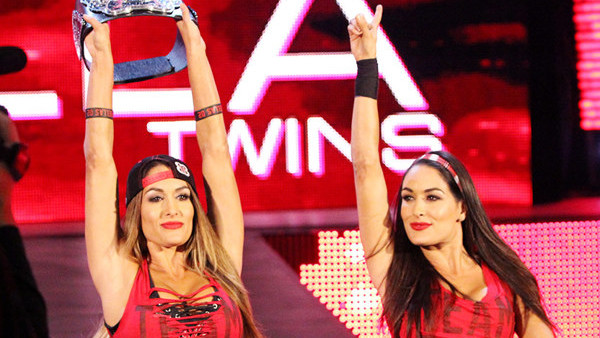 Bella Twins WWE Raw June 2015
