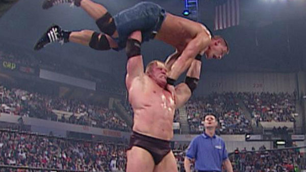 John Cena Brock Lesnar Backlash 2003