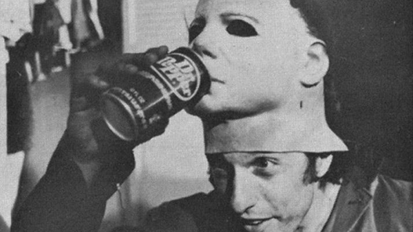 halloween behind the scenes michael myers dr pepper