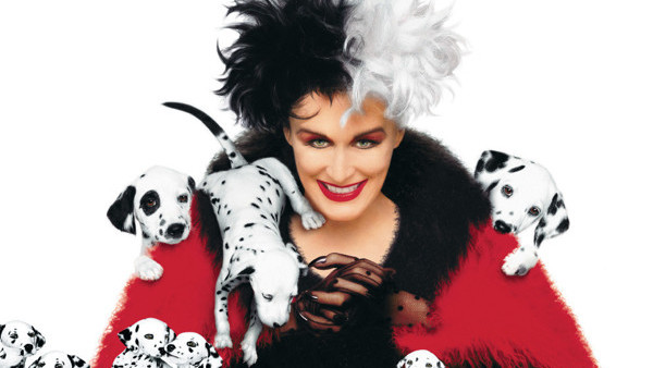 Cruella de Vill 101 Dalmatians Glenn Close