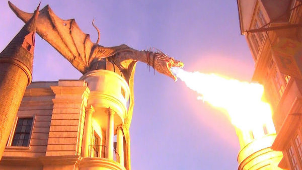 Diagon Alley Gringotts Bank Dragon