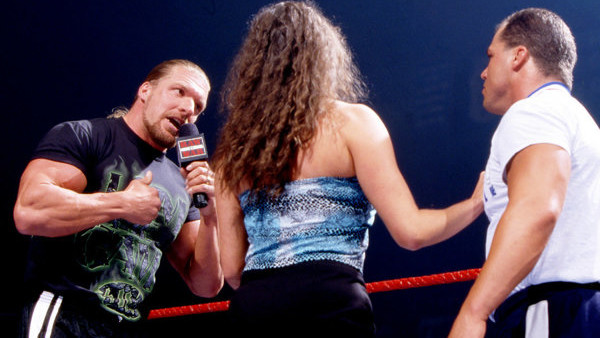 Triple H Stephanie McMahon Kurt Angle 2000