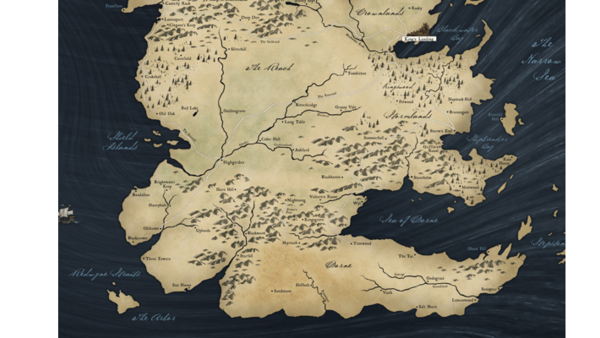 Map Westeros